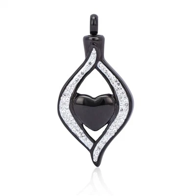 Zwarte crematie sieraden