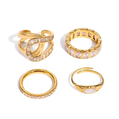 High-end zirkoon statement ringen