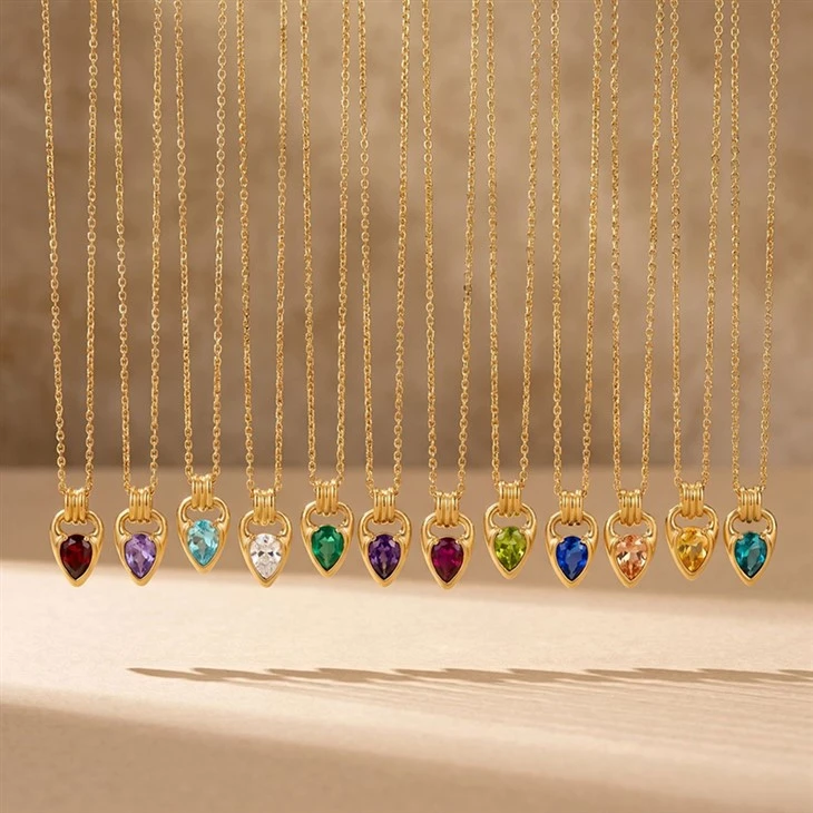 Teardrop paardenbit ketting